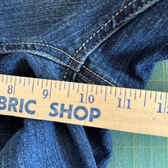 Golden Girls Womens Stretch Denim Pullon Jeans sz 10 Embroidered Bootcut Comfort - Picture 6 of 7